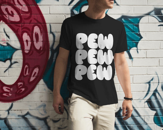 PEW T-shirt In "Black"